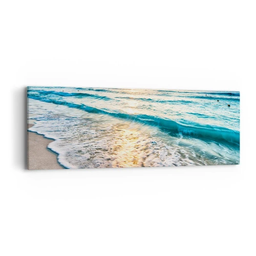 Lærredstryk - Billede på lærred - Et synspunkt, der er værd at have - 90x30 cm