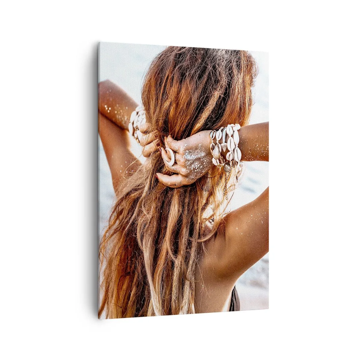 Lærredstryk - Billede på lærred - Søster af vand og solskin - 70x100 cm