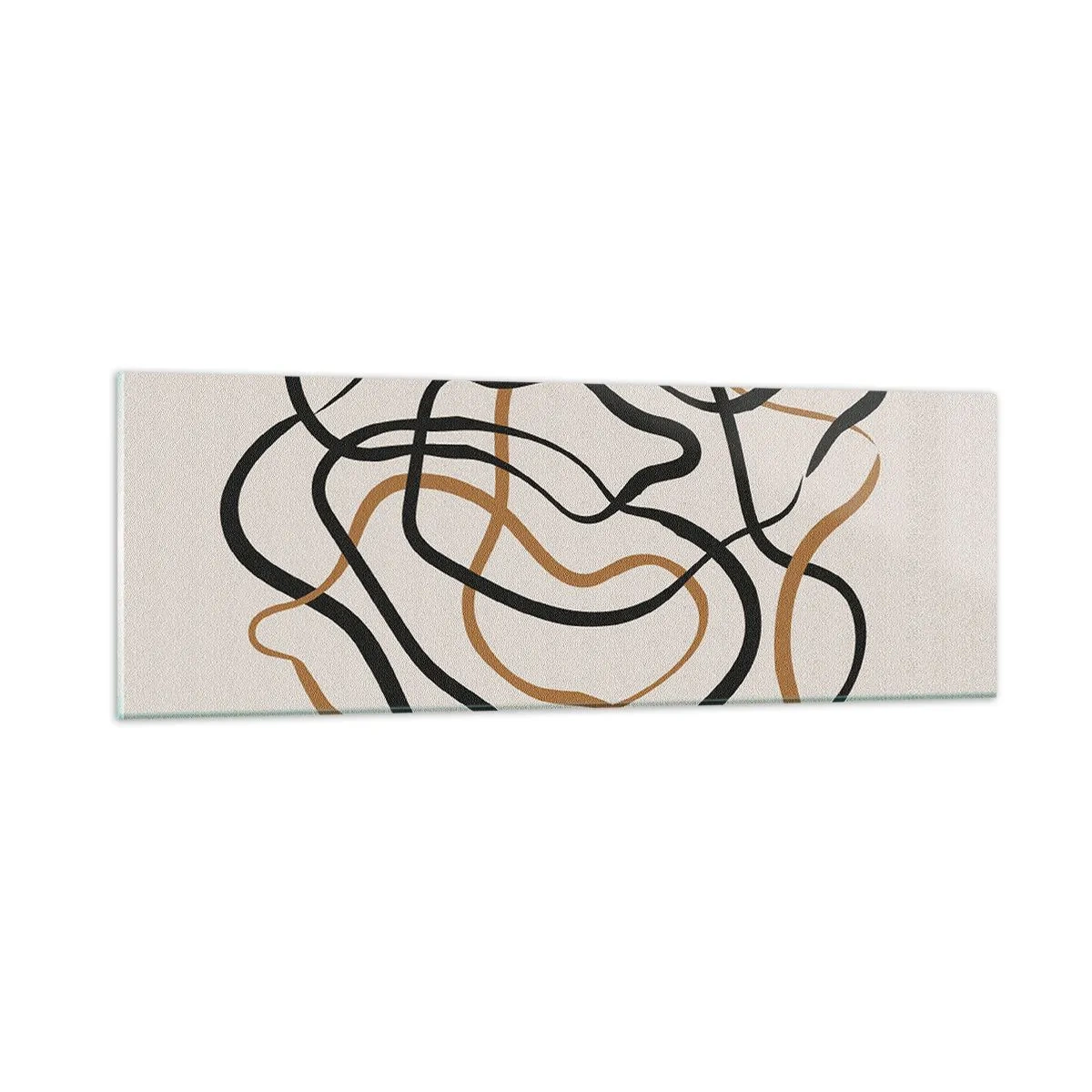 Billede på glas - Alt er gået galt - 90x30 cm