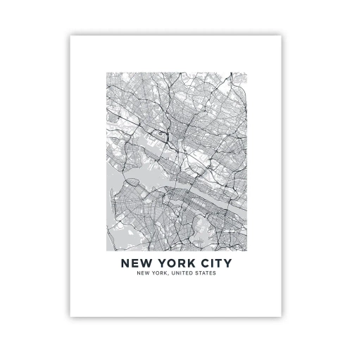 Plakat - Anatomi af en storby - 30x40 cm