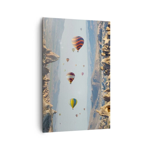 Lærredstryk - Billede på lærred - Alt er muligt her - 80x120 cm