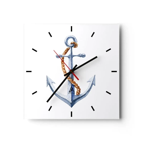 Vægur, Uret - Ahoj eventyr! - 30x30 cm