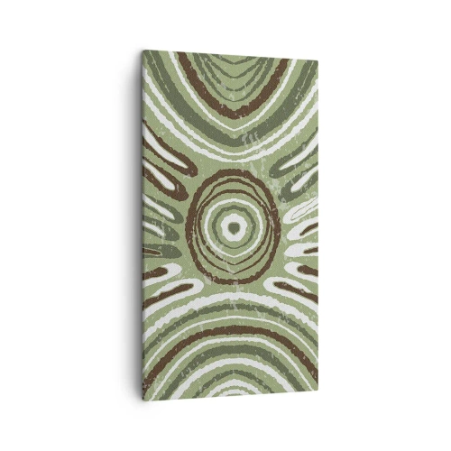 Lærredstryk - Billede på lærred - Eksplosion af følelser - 45x80 cm