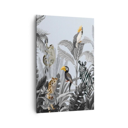 Lærredstryk - Billede på lærred - En afrikansk fabel - 80x120 cm