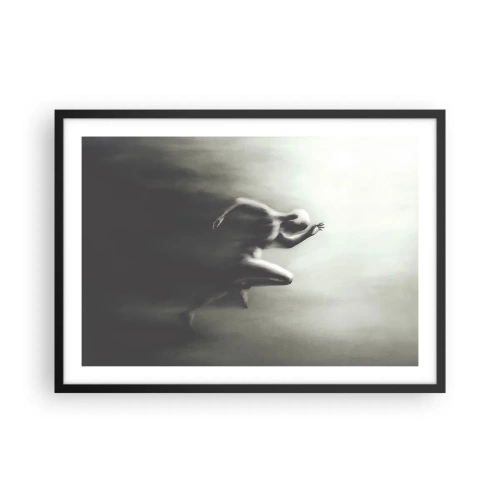Plakat i sort ramme - Ustoppelig - 70x50 cm