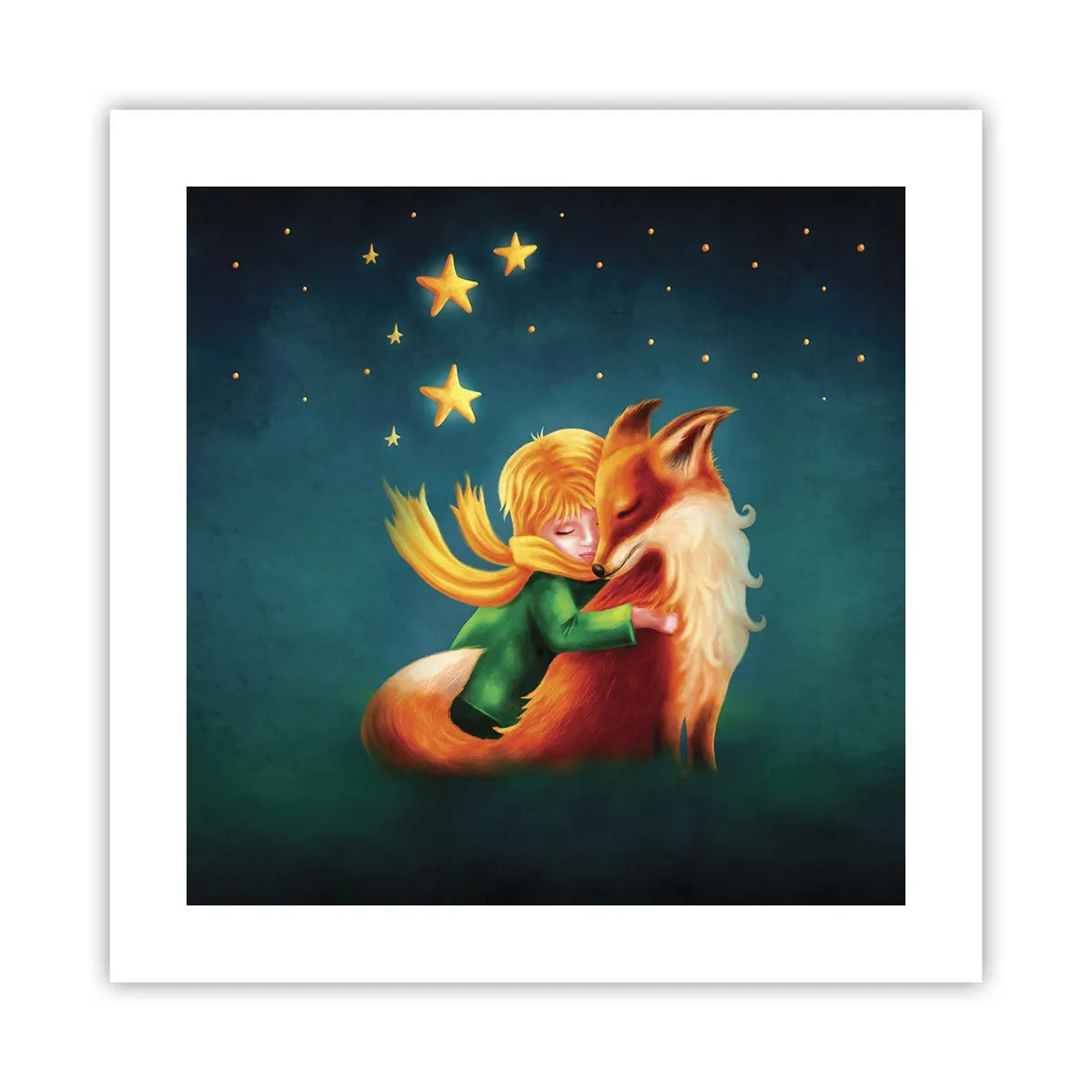 Plakat - Lille Prins - 40x40 cm