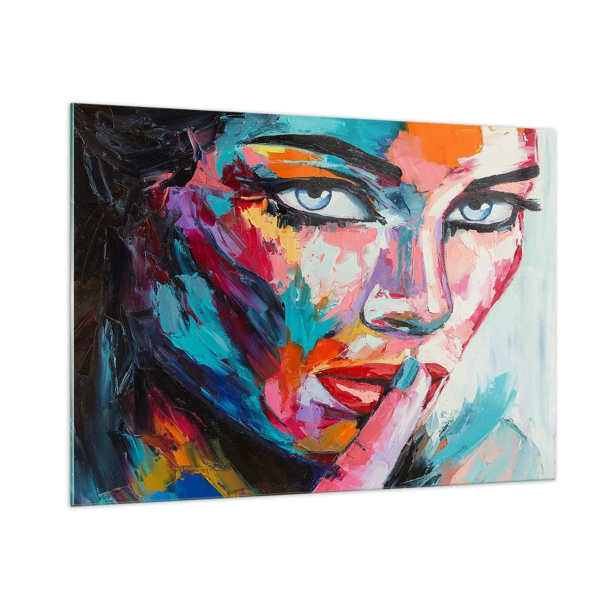 Billede på glas - Vores første hemmelighed - 100x70 cm