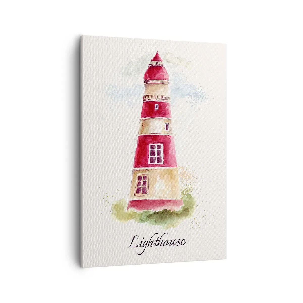 Lærredstryk - Billede på lærred - Altid vejret omkring - 50x70 cm