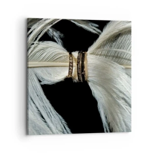 Lærredstryk - Billede på lærred - ...og jeg vil ikke forlade dig... - 70x70 cm