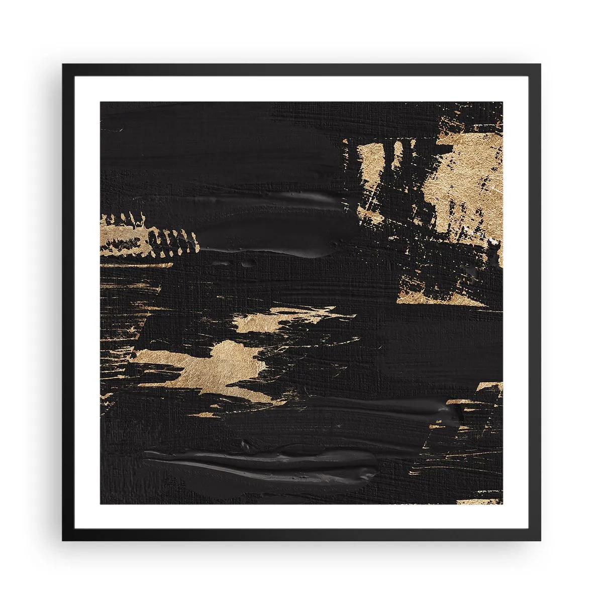 Plakat i sort ramme - Et spor af berøring - 60x60 cm