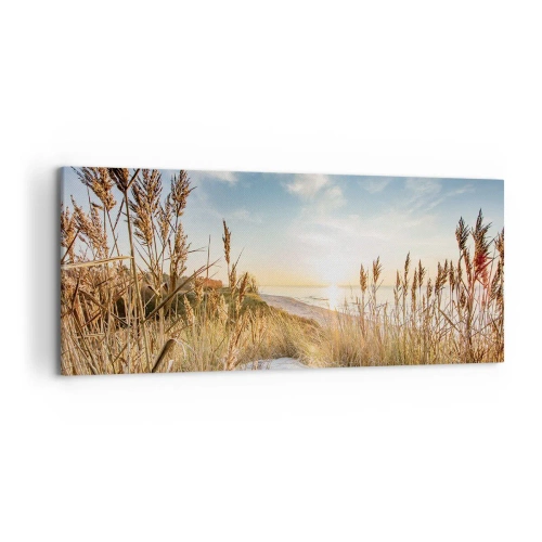 Lærredstryk - Billede på lærred - Nordstrand - 120x50 cm