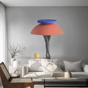 Fototapet Premium Canvas - Surrealistisk komposition - 3D, Ben, Former - 400x280 cm