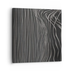 Lærredstryk - Billede på lærred - Rytme og accent - 30x30 cm