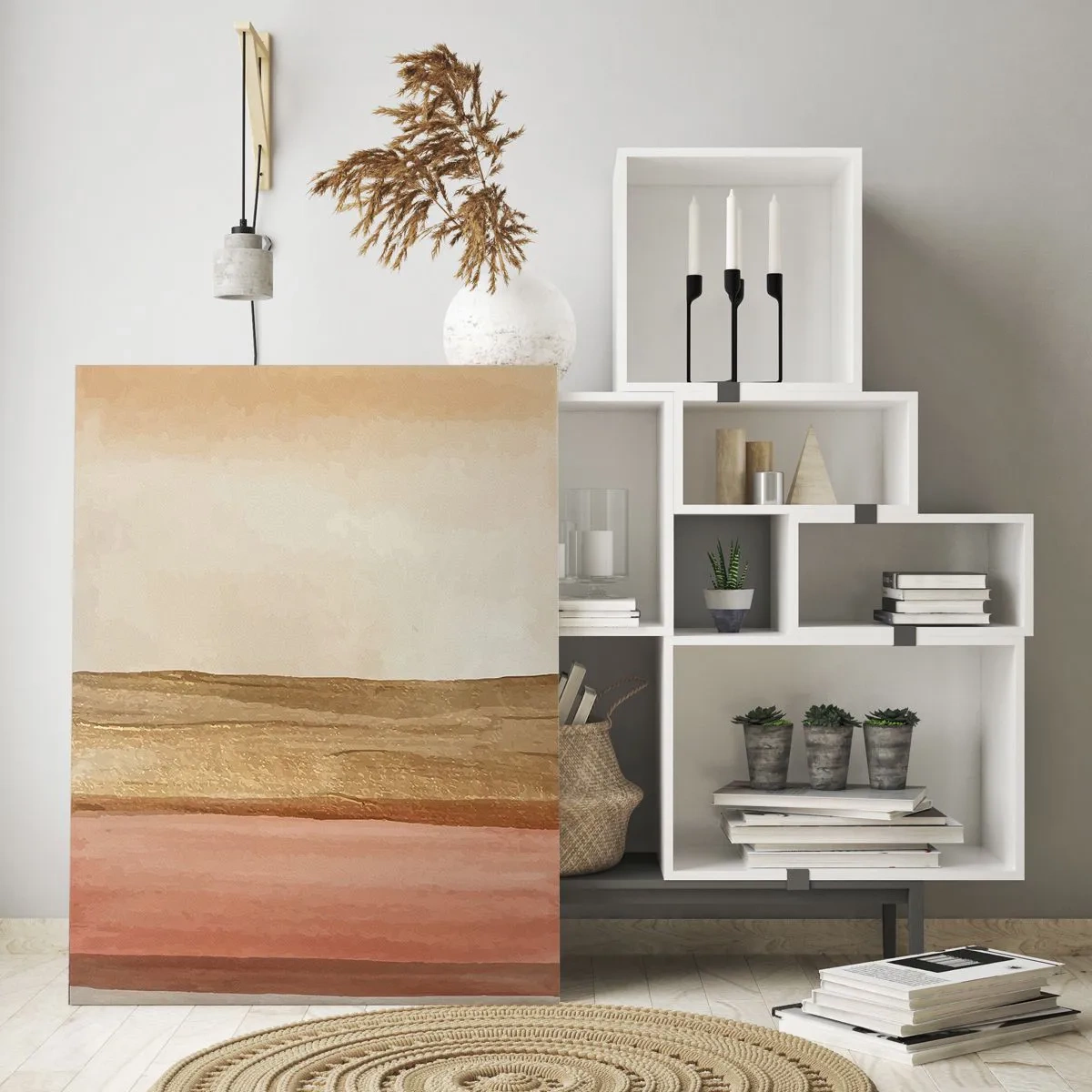 Billede på glas - Lodret sammensætning - 50x70 cm