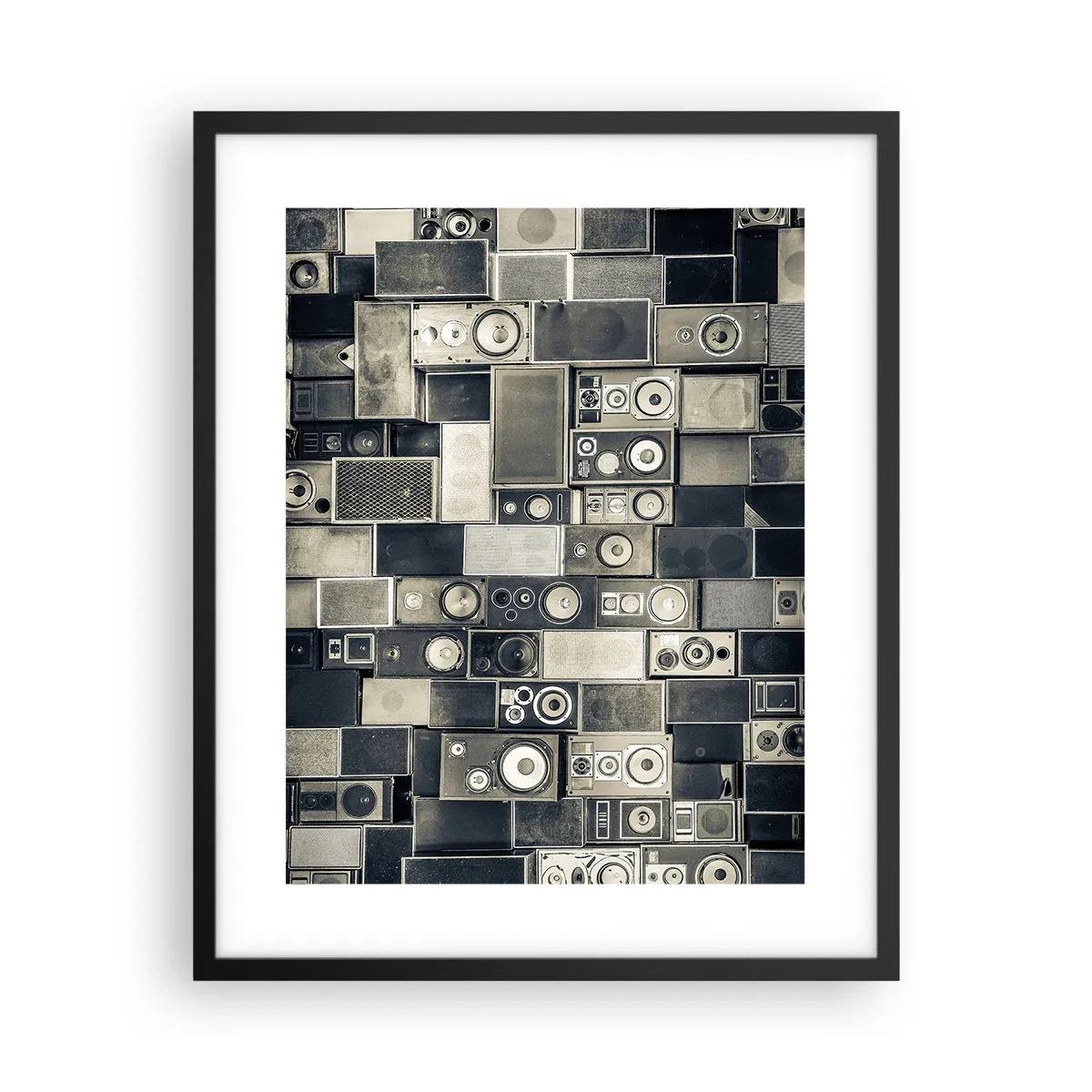 Plakat i sort ramme - Og alt er i orden - 40x50 cm