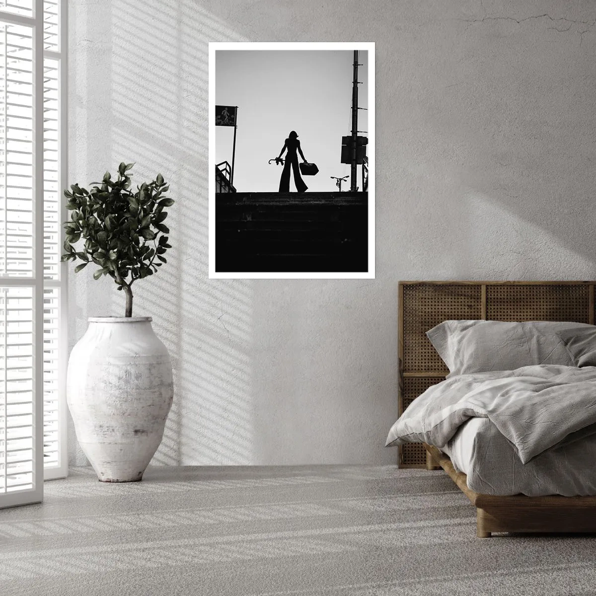 Plakat - Vandring i byen - 61x91 cm