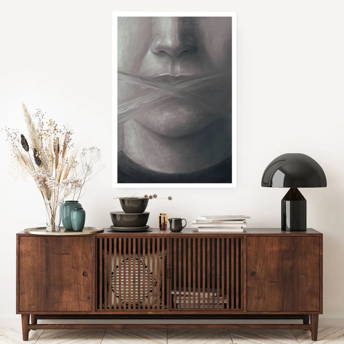 Plakat - Ikke et ord - 40x50 cm