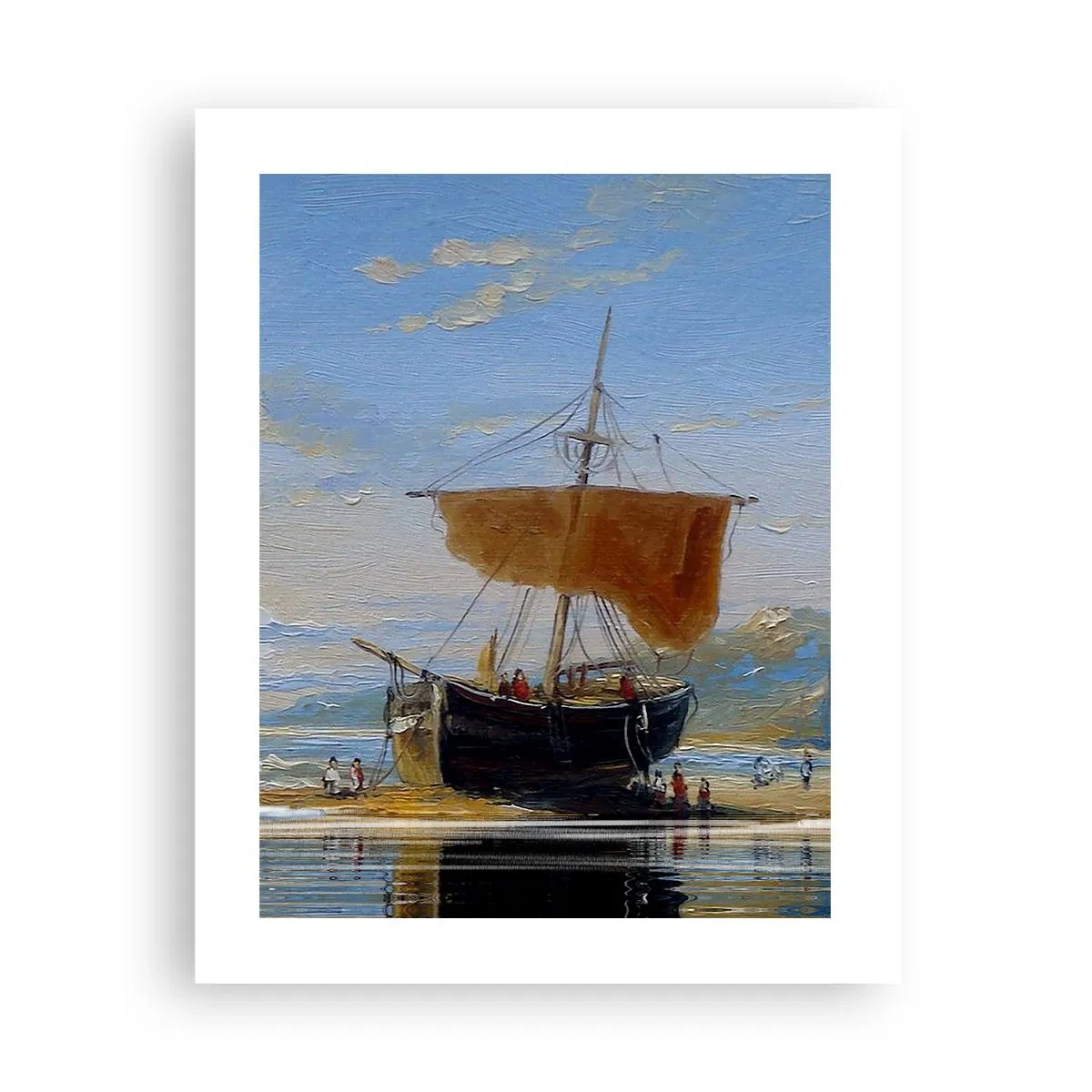 Plakat - Vand, jord, luft - 40x50 cm