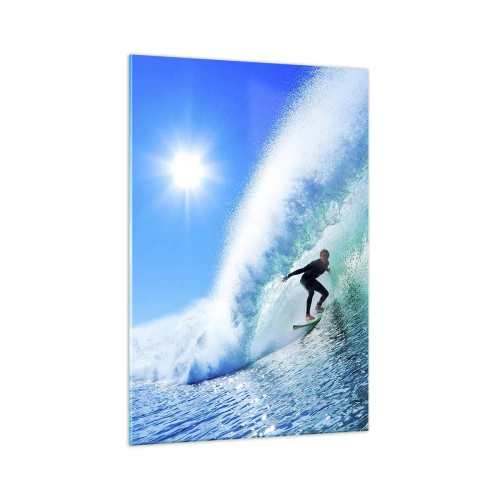 Billede på glas - Gennem den store blå - 70x100 cm