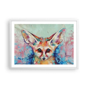 Plakat i hvid ramme - Er du klar til mig? - 70x50 cm