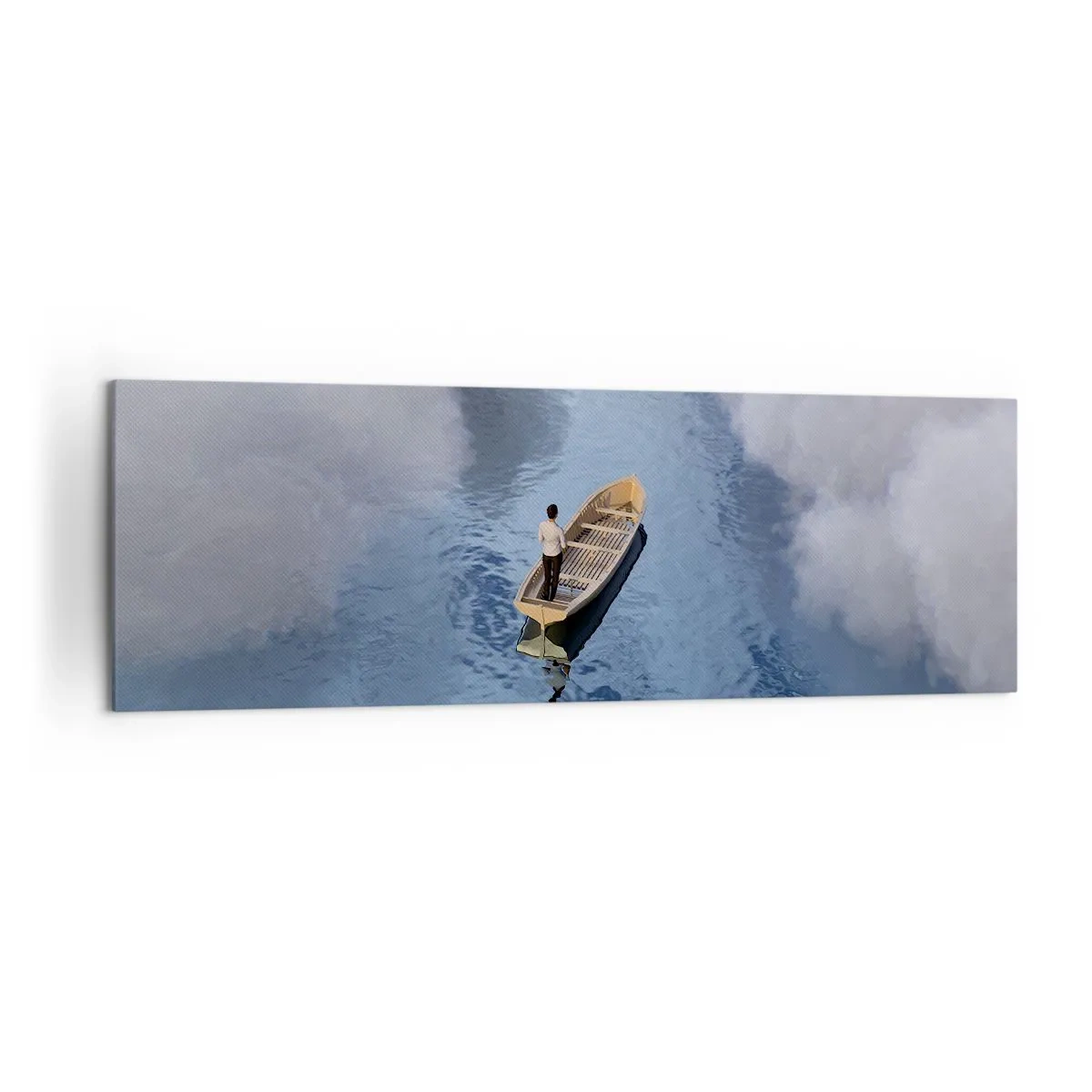 Lærredstryk - Billede på lærred - Livet - rejsen - det ukendte - 160x50 cm
