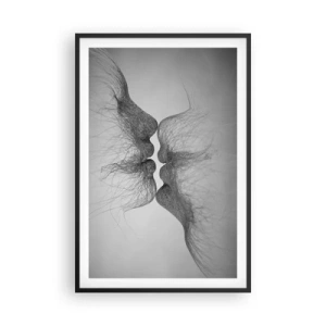 Plakat i sort ramme - Vindens kys - 61x91 cm