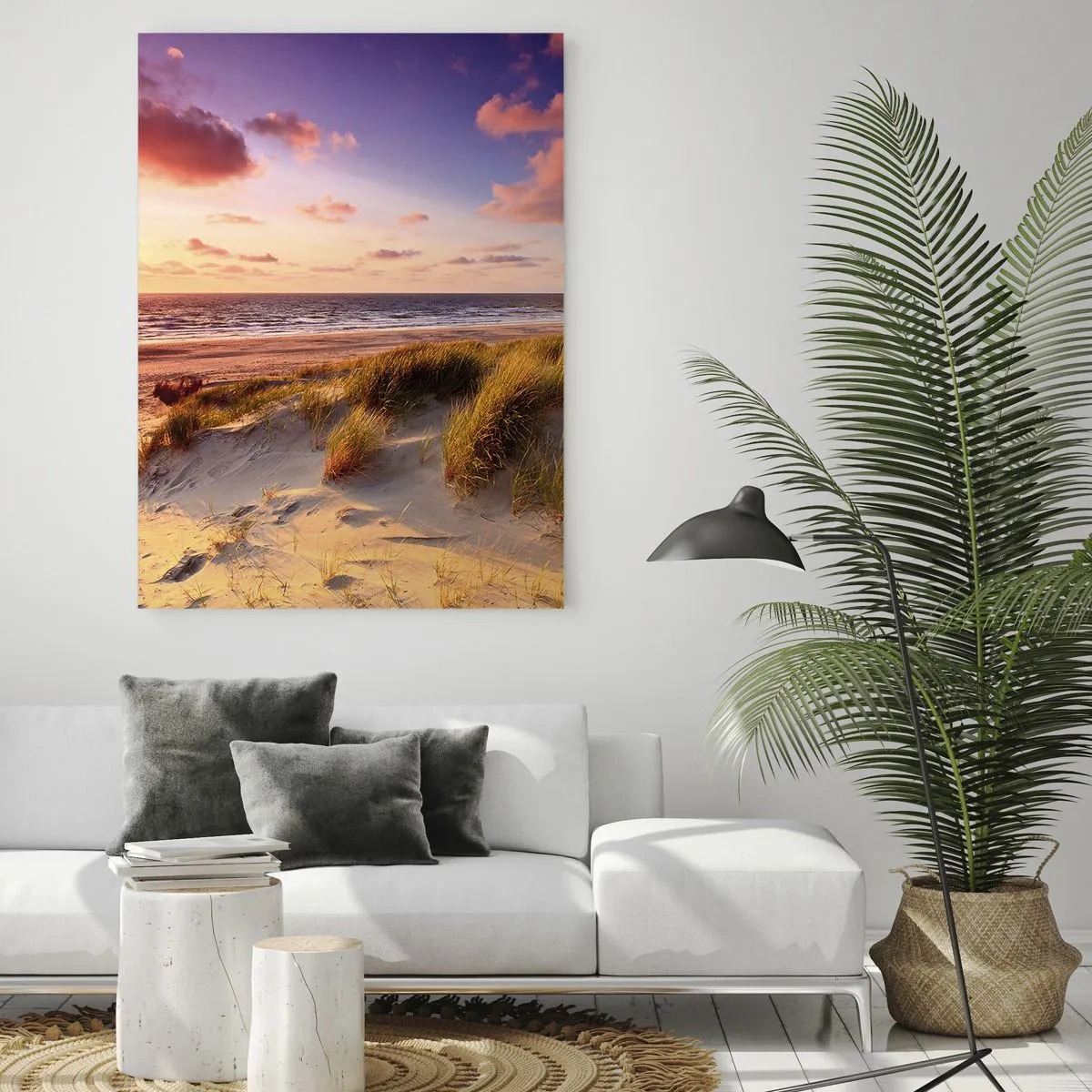 Billede på glas - Luften dufter allerede af sommer - 50x70 cm