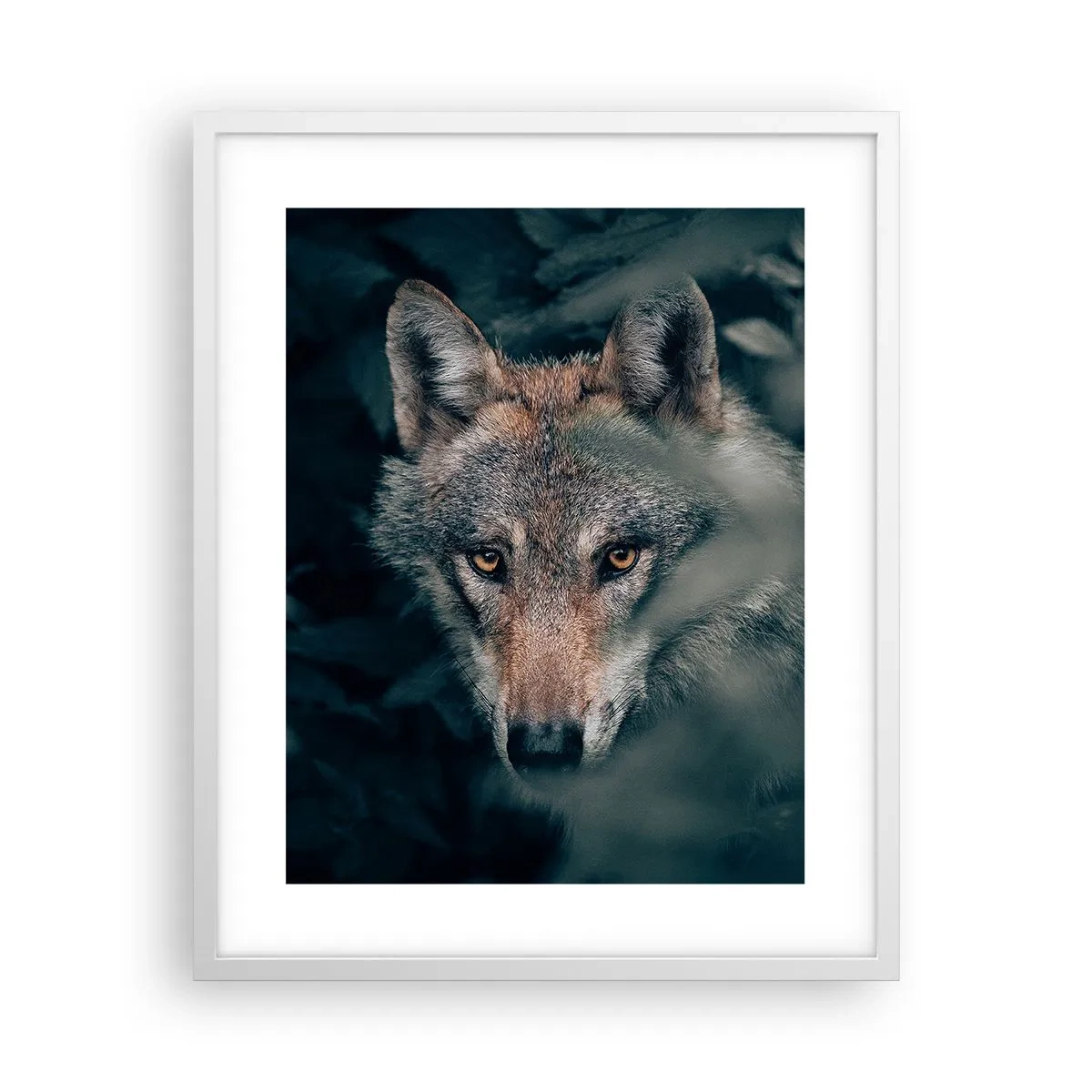 Plakat i hvid ramme - Jæger - 40x50 cm