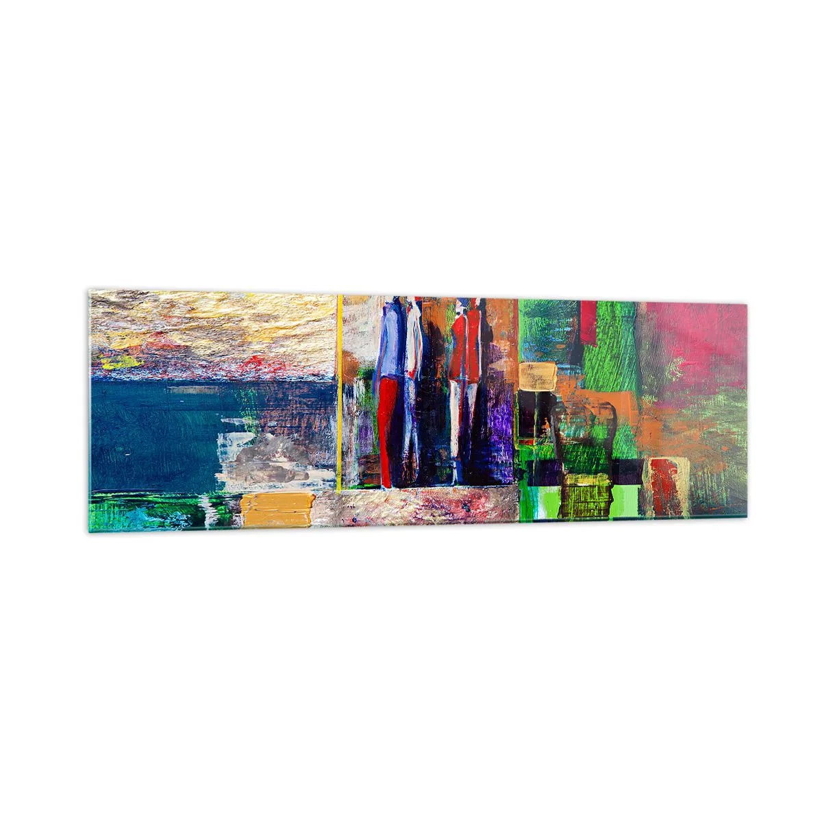 Billede på glas - Forhold og følelser - 160x50 cm