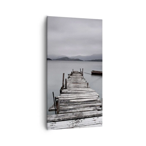Lærredstryk - Billede på lærred - Du kan tage af sted i morgen - 55x100 cm