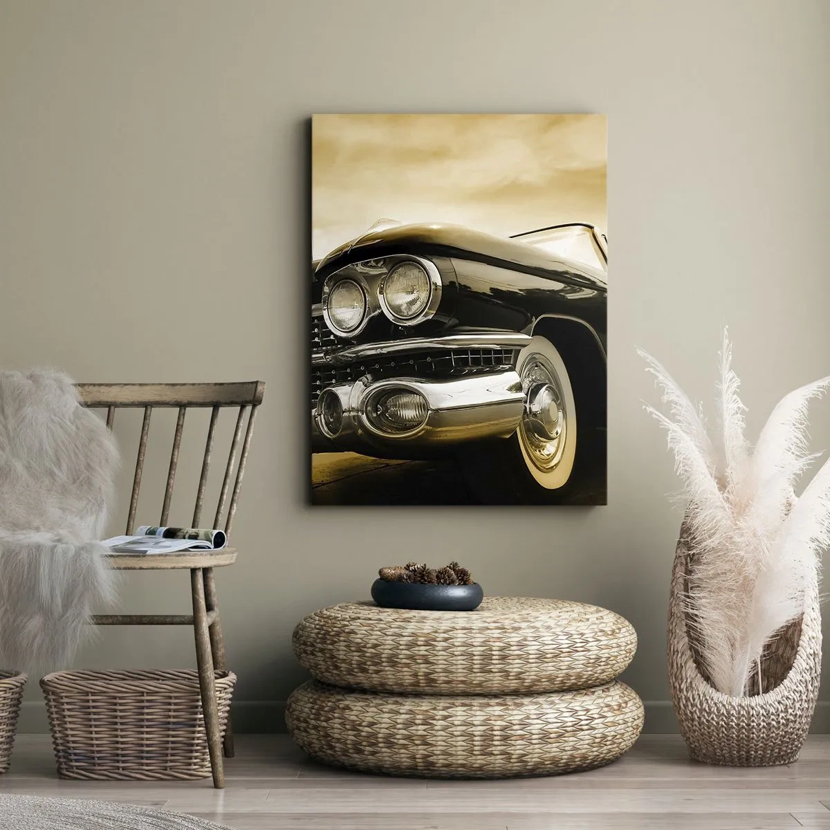 Lærredstryk - Billede på lærred - Klassikere forsvinder aldrig - 50x70 cm