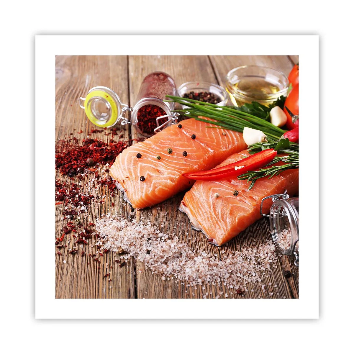 Plakat - Norske køkken eventyr - 50x50 cm