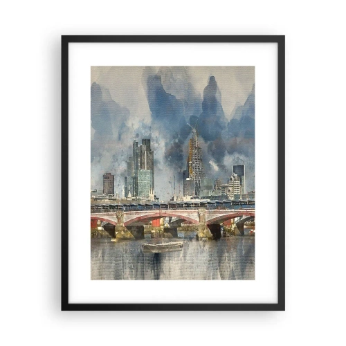 Plakat i sort ramme - London i al sin pragt - 40x50 cm