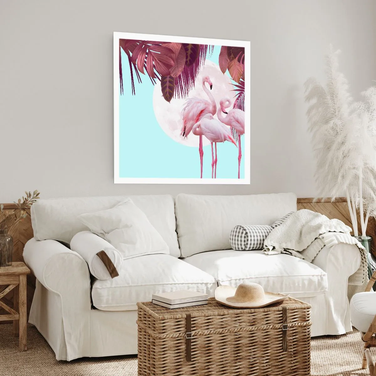 Plakat - Tre fugles ynde - 40x40 cm