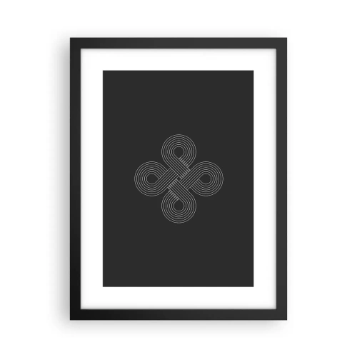 Plakat i sort ramme - I den keltiske ånd - 30x40 cm