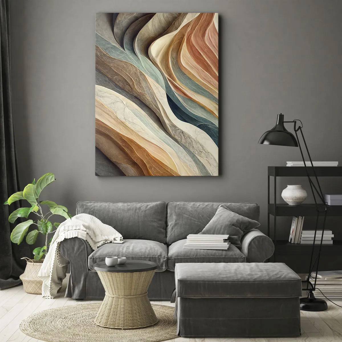 Lærredstryk - Billede på lærred - Øjeblikke før forandring - 50x70 cm