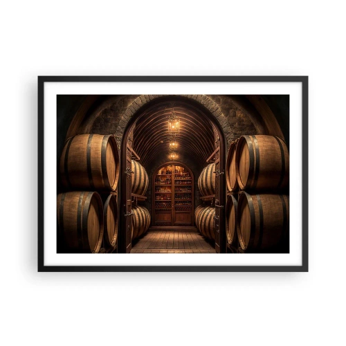 Plakat i sort ramme - Atmosfærisk kælder - 70x50 cm