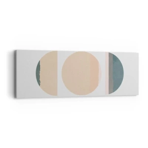 Lærredstryk - Billede på lærred - Hjul for hjul - 90x30 cm