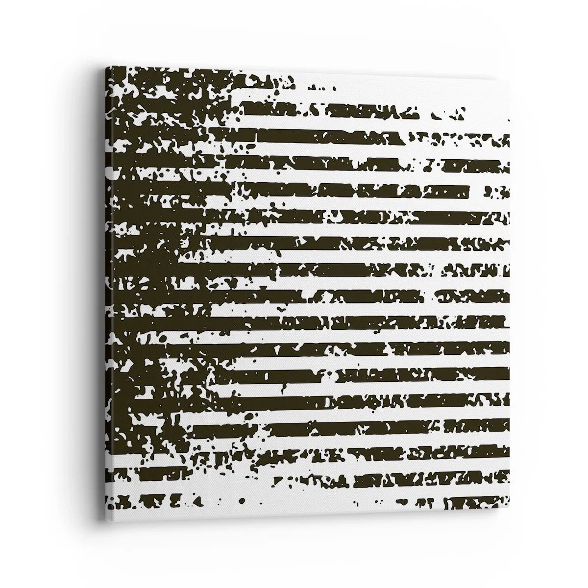 Lærredstryk - Billede på lærred - Rytme og støj - 40x40 cm