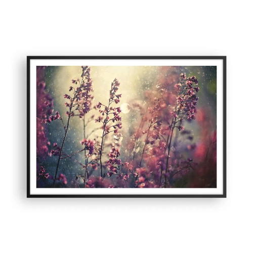 Plakat i sort ramme - Hemmelig have - 100x70 cm