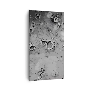Lærredstryk - Billede på lærred - Som et månelandskab - 55x100 cm