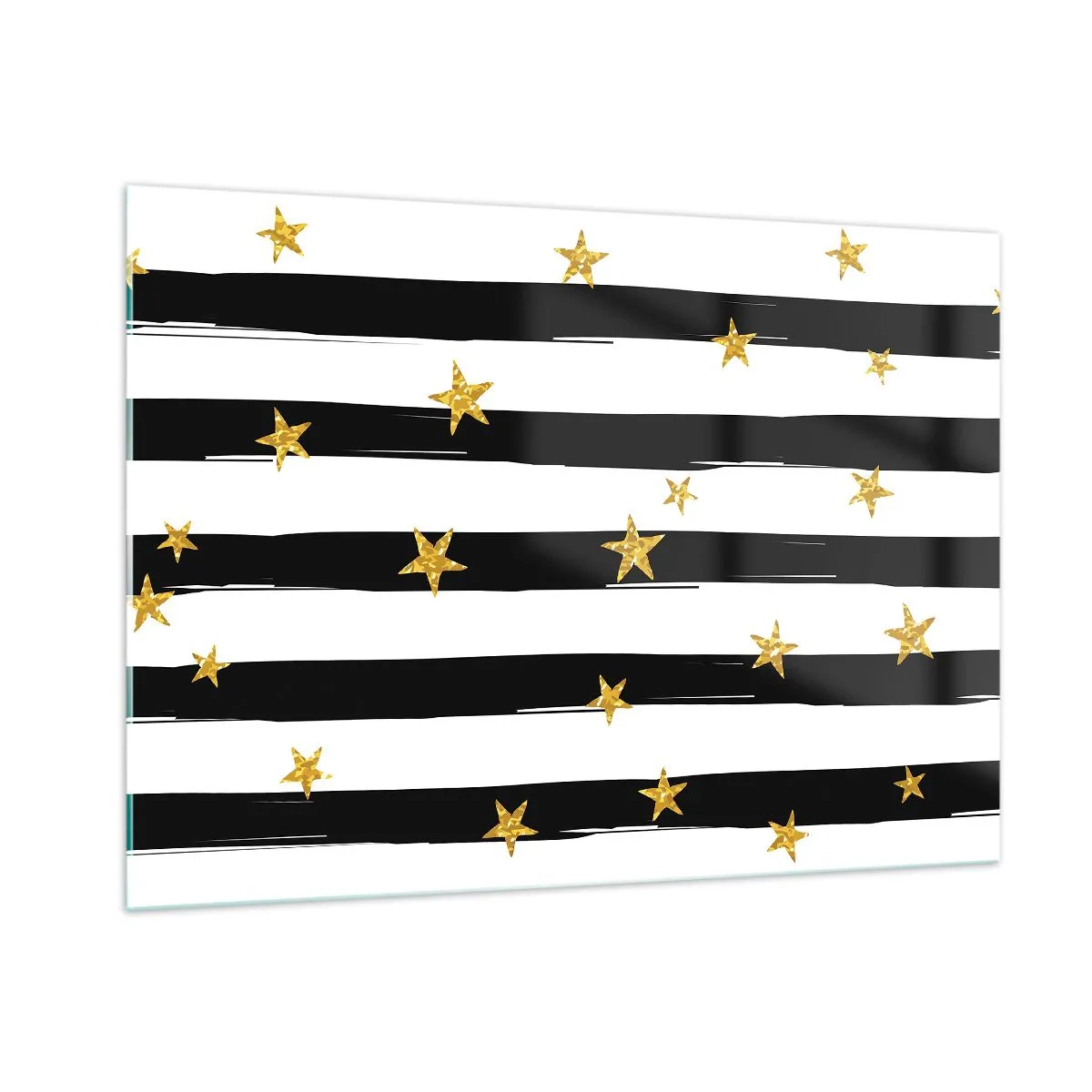 Billede på glas - Vi blev alle født under en heldig stjerne - 100x70 cm