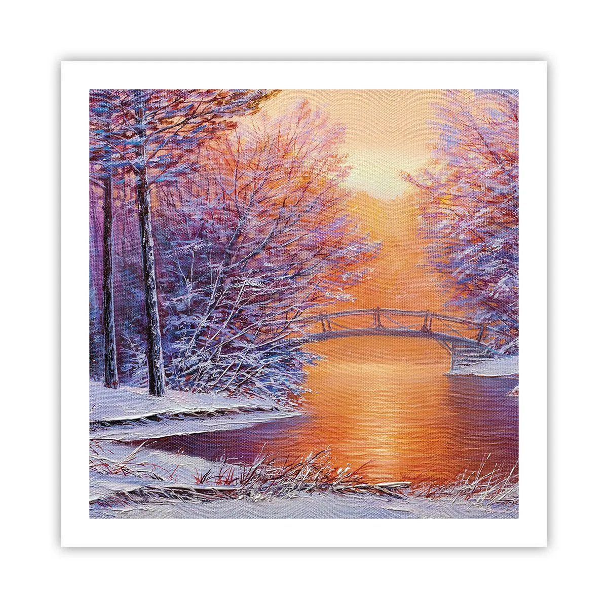 Plakat - Lad os mødes her - 60x60 cm