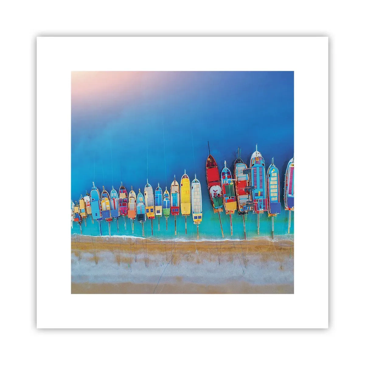 Plakat - Fra et fugleperspektiv - 30x30 cm