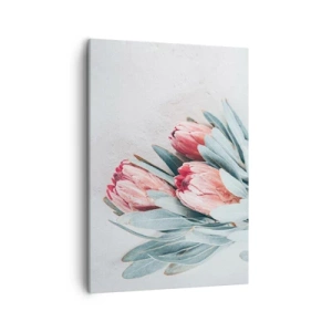 Lærredstryk - Billede på lærred - Skammer sig over deres egen skønhed - 50x70 cm