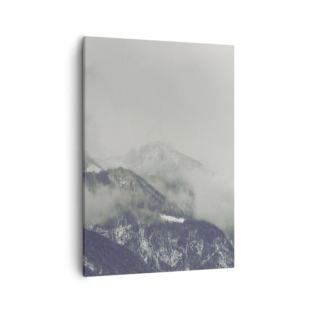 Lærredstryk - Billede på lærred - Tåget dal - 50x70 cm