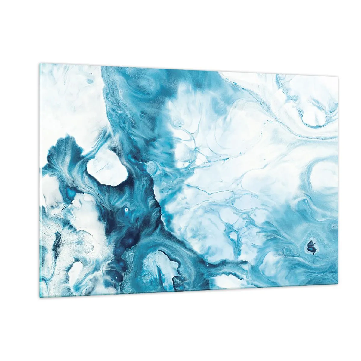 Billede på glas - Blå koncert - 120x80 cm