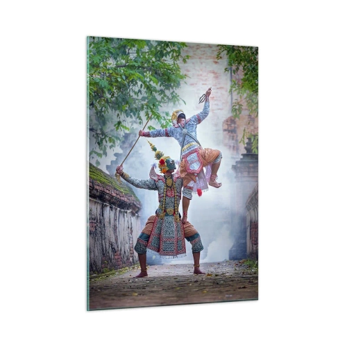 Billede på glas - En dans af dødbringende skønhed - 50x70 cm