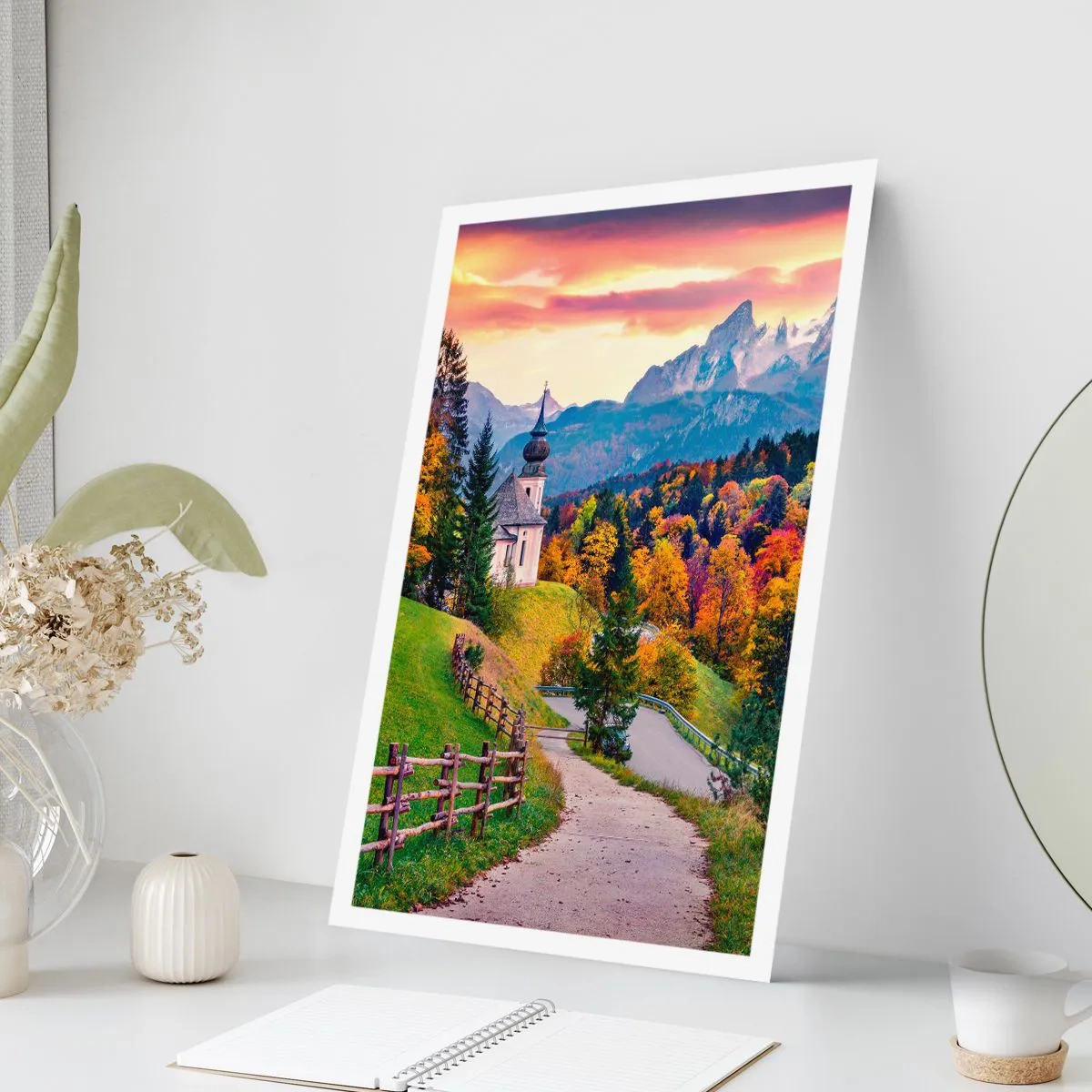 Plakat - Landskab som maleri - 30x40 cm