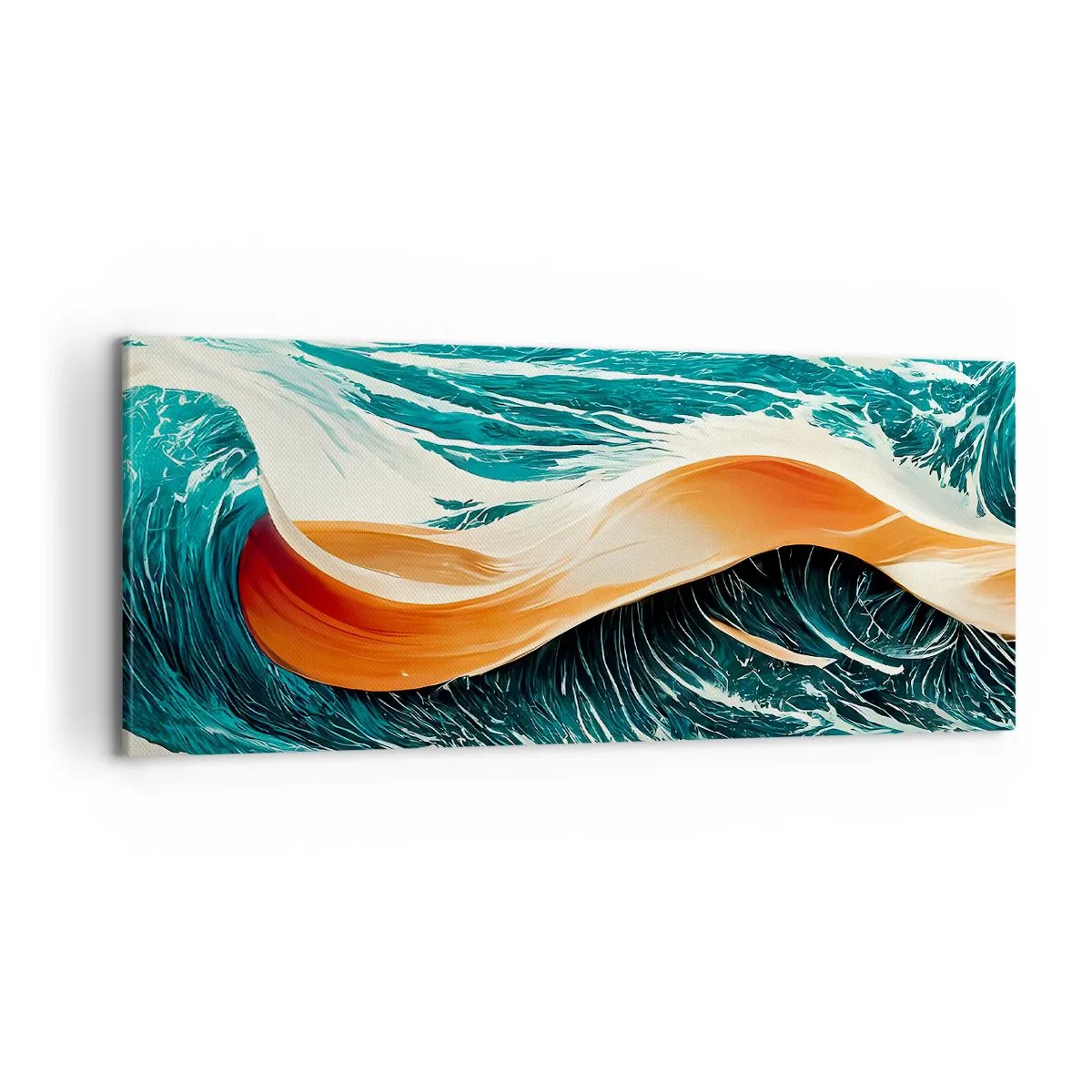 Lærredstryk - Billede på lærred - Surferens drøm - 100x40 cm